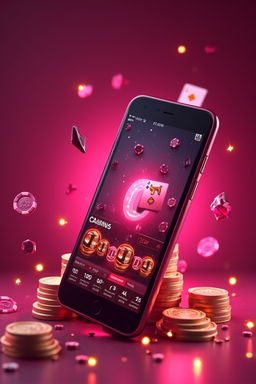 Smartphone met Spinmaya casino-app