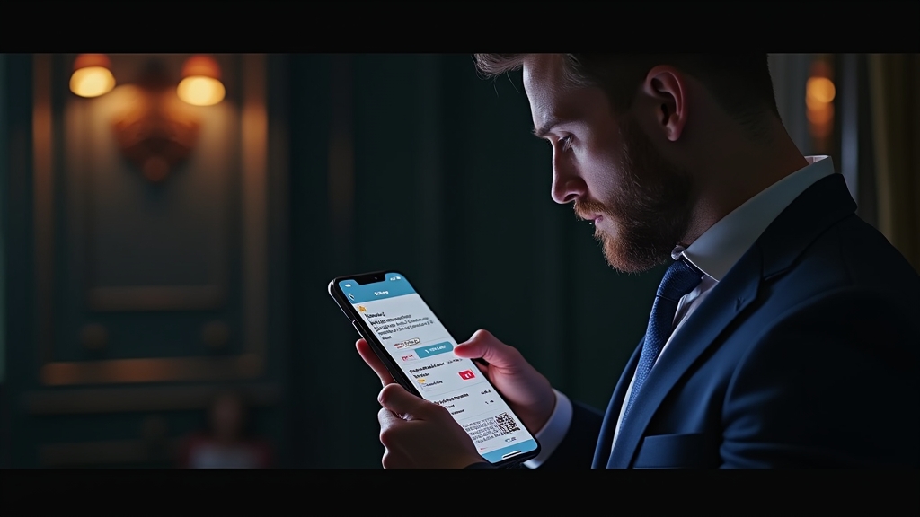 Speler controleert de status van een uitbetalingsverzoek op zijn telefoon