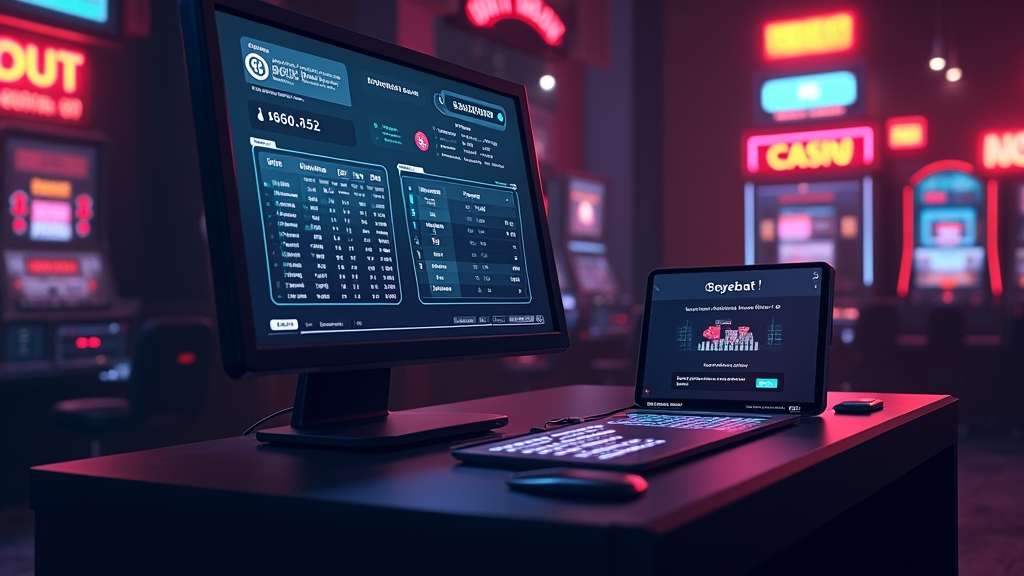 Weekenduitbetaling in een casino-omgeving met klok en melding op scherm